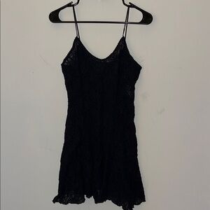 Delicates Black Lace Chemise